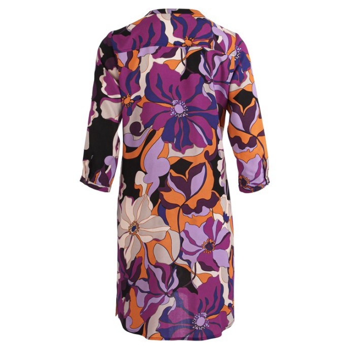 Enjoy Blouse lang print Paars dessin Mode bij Anneloes
